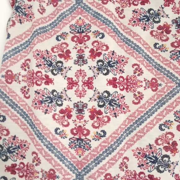 JEAN PASCALE Geo Boho Print Strappy Camisole Top Sz S - Picture 7 of 7